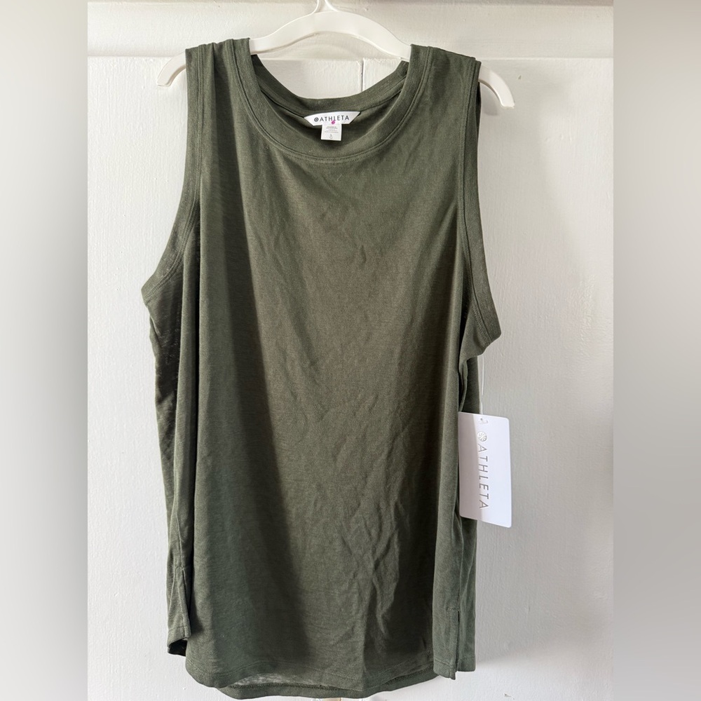 Athleta Women's Forest Green Tank Top